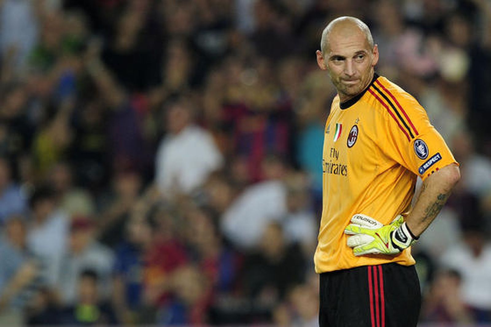 El Barcelona no consiguió pasar del empate ante un Milán muy a la italiana.

Foto: afp