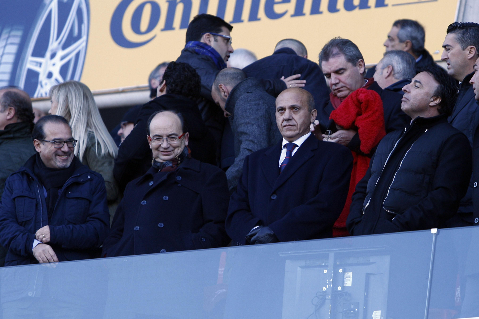 José María del Nido y Pina, en un partido entre el Granada y el Sevilla.