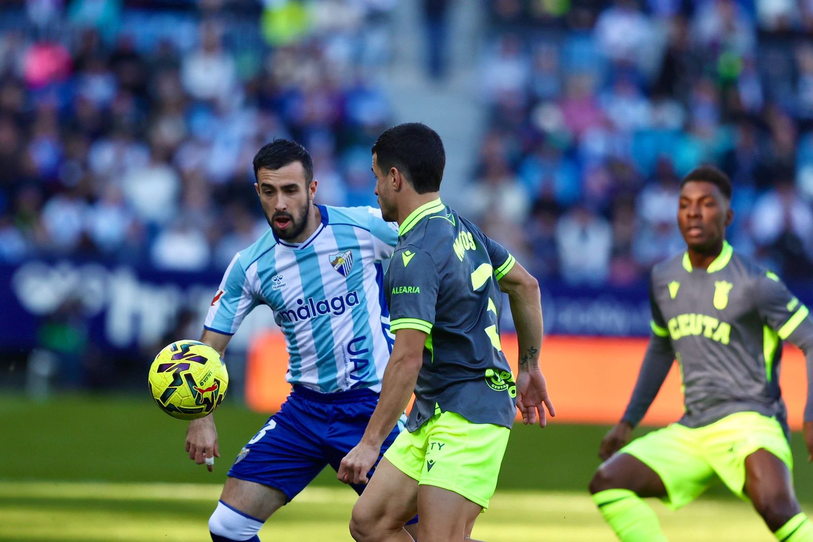 Carlos Puga, ante la AD Ceuta