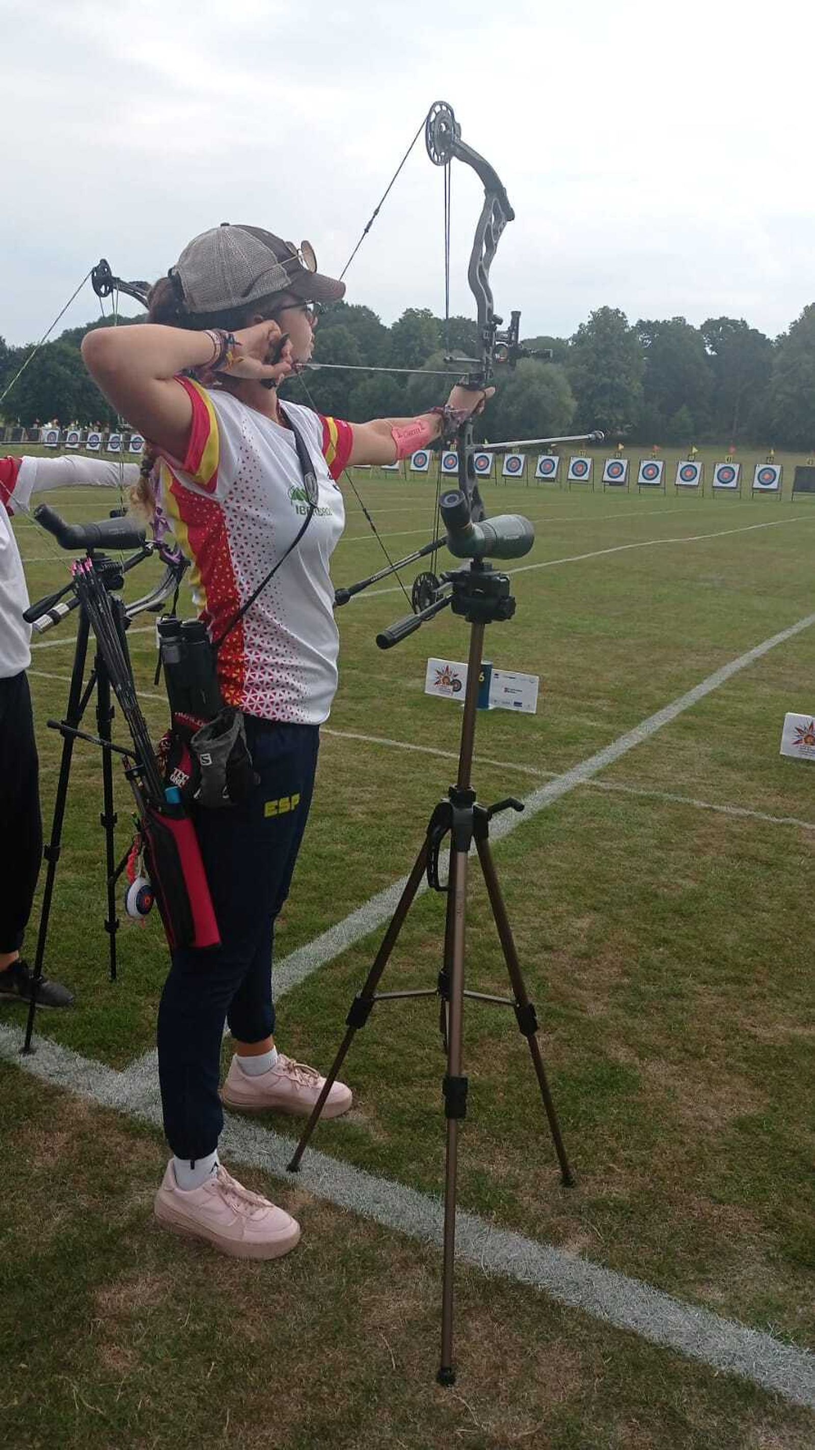 Miriam Arenas durante una prueba.