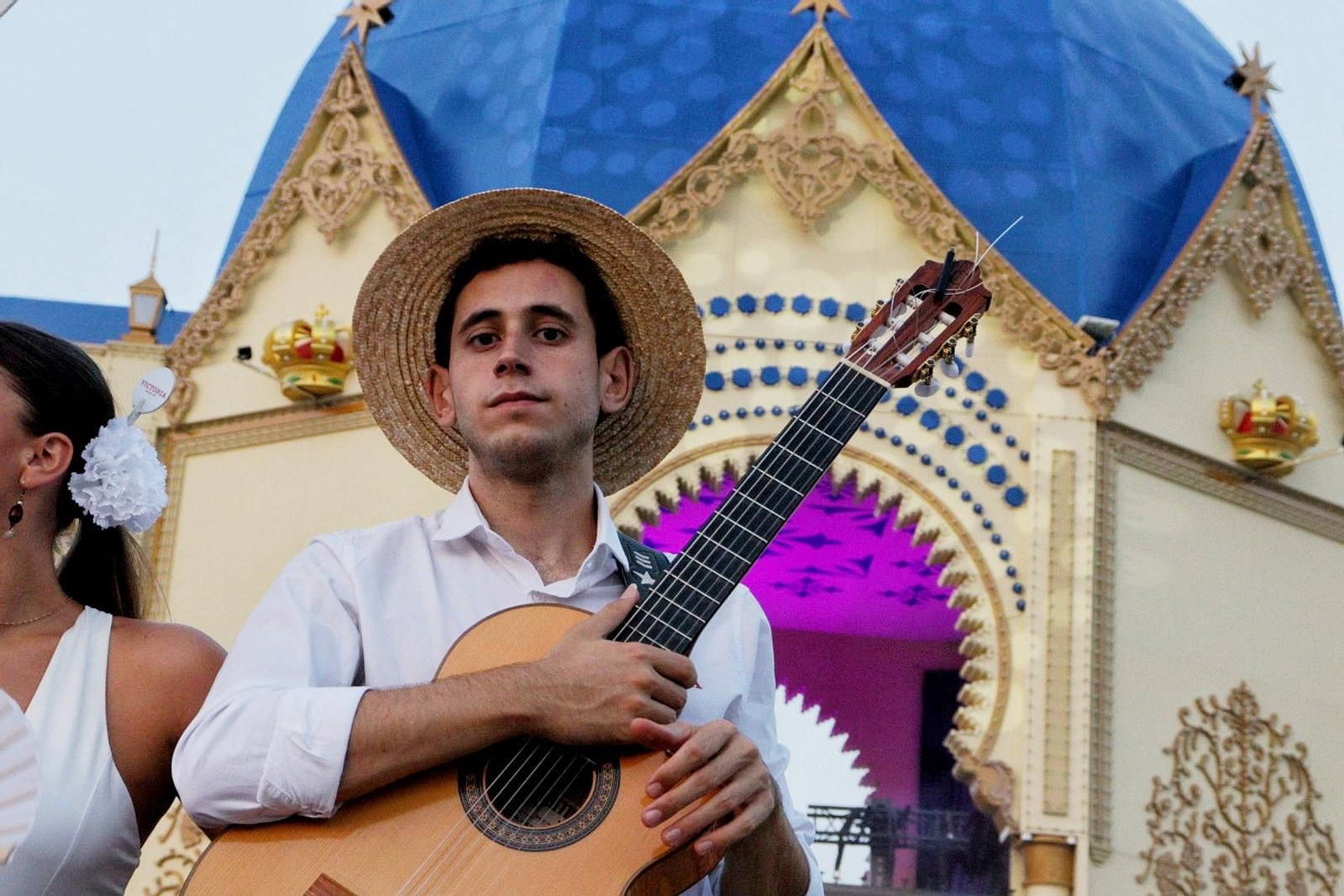 El pregón de Javier Castillo en la Feria de Málaga, en imágenes