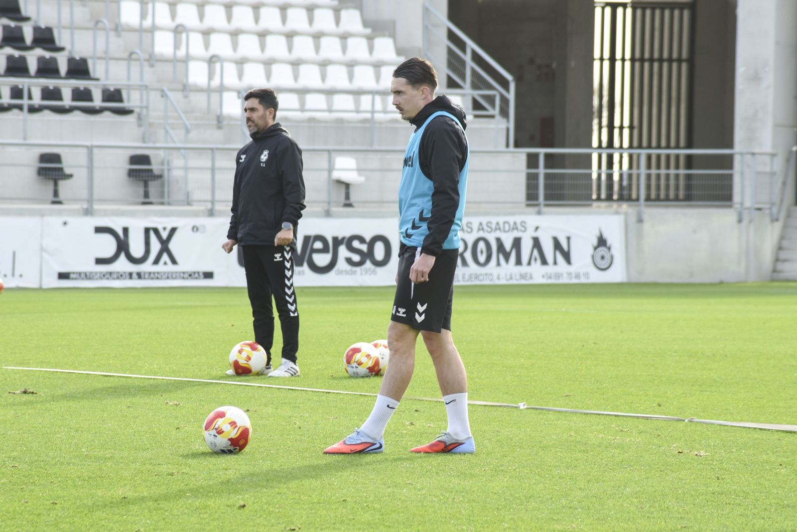 Las fotos del primer entrenamiento de David Muñoz con la Balona
