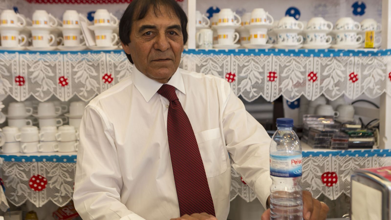 Chiquito de Bronce, propietario de la caseta