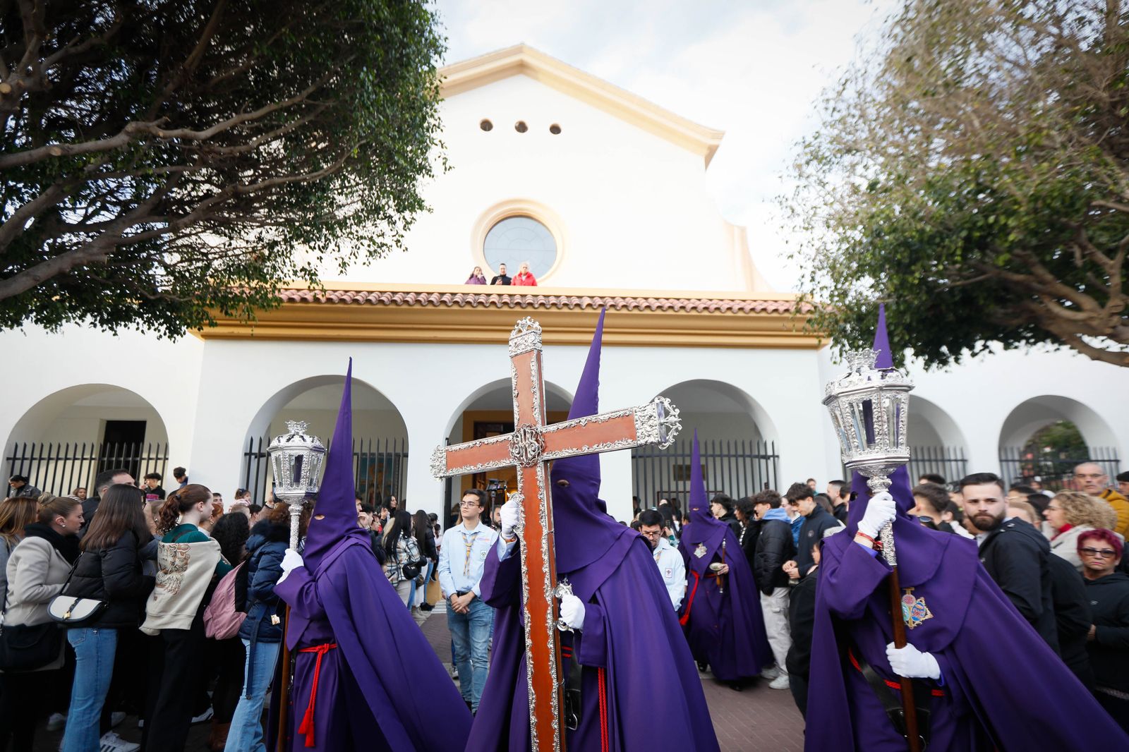 La procesión del Encuentro, en imágenes