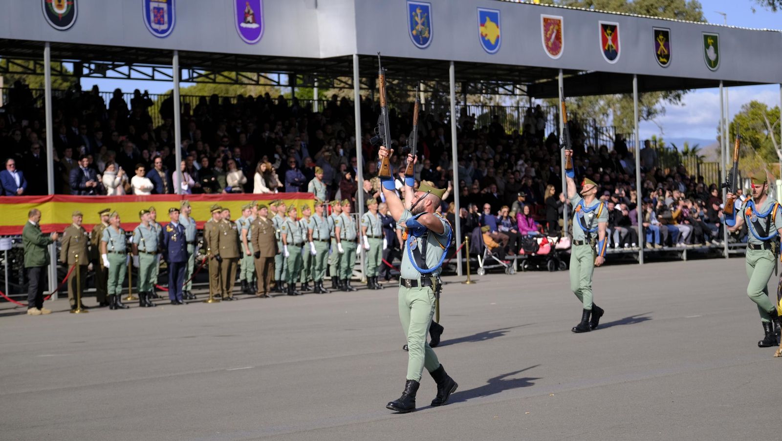Conmemoración del Combate de Edchera en la Base Álvarez de Sotomayor de La Legión, en imágenes