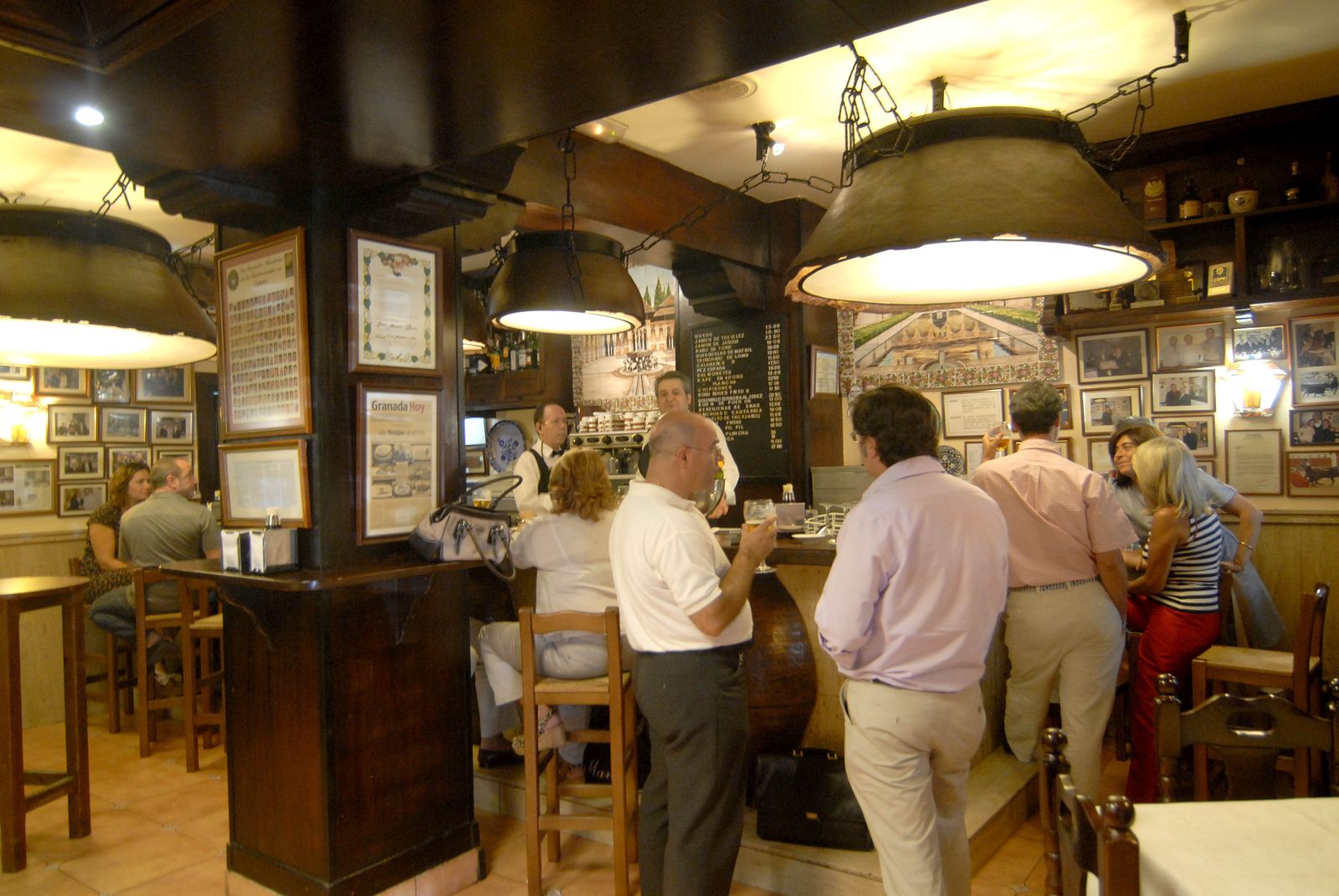 Imagen del interior del Restaurante Las Tinajas.
