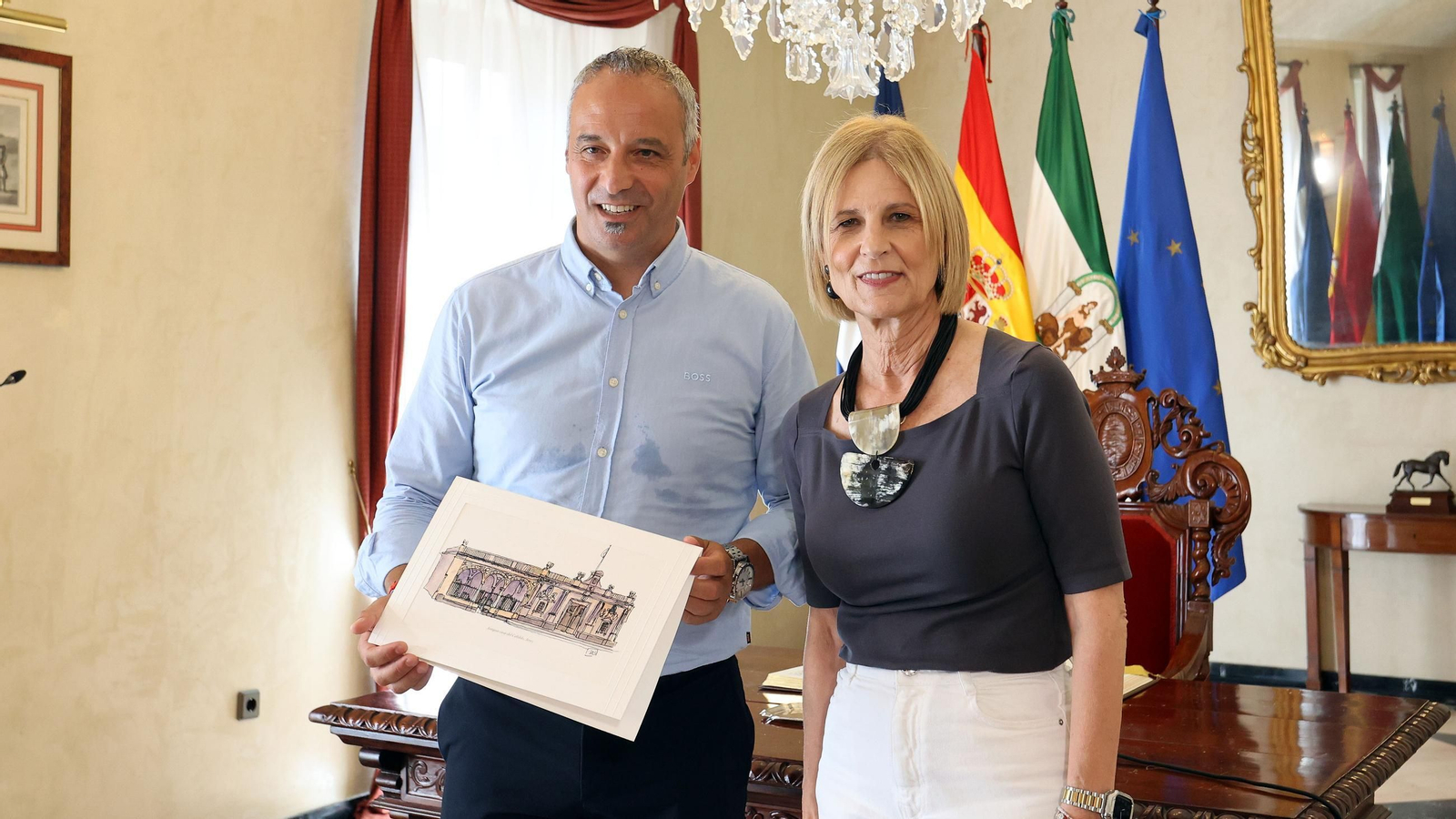 Antonio Vadillo recibió el cariño de Jerez.