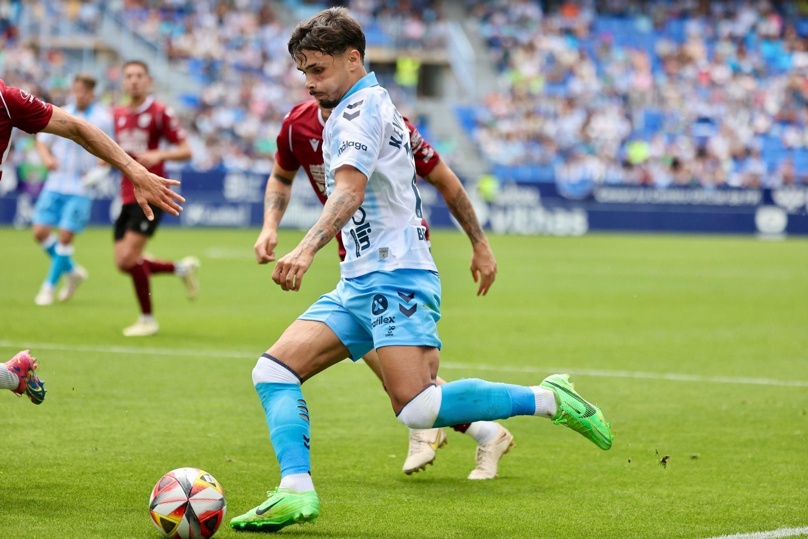El Málaga CF - Mérida, en fotos