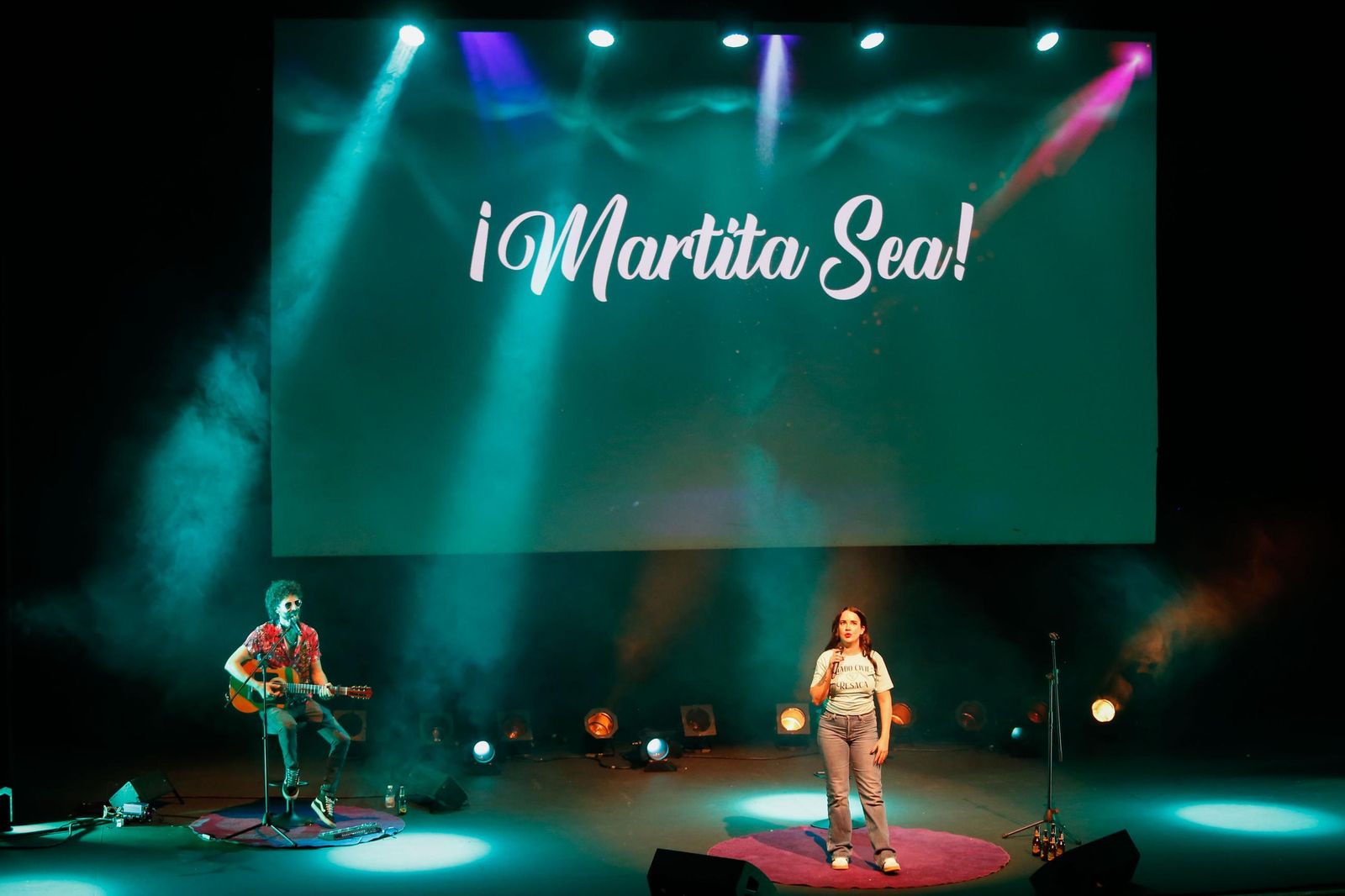 Fotografías del monólogo de Martita de Graná en La Línea