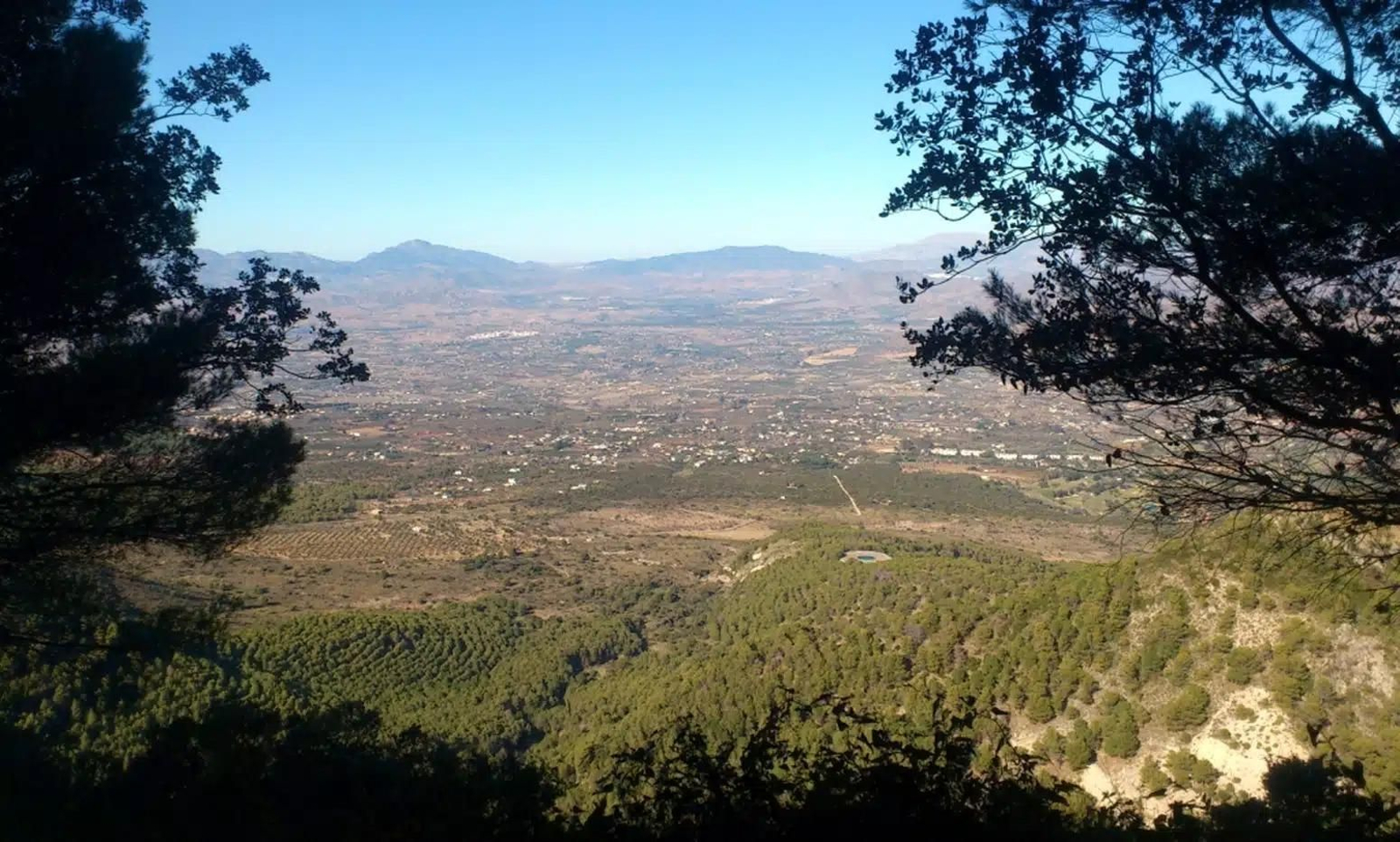 Vista del Valle del Guadalhorce.