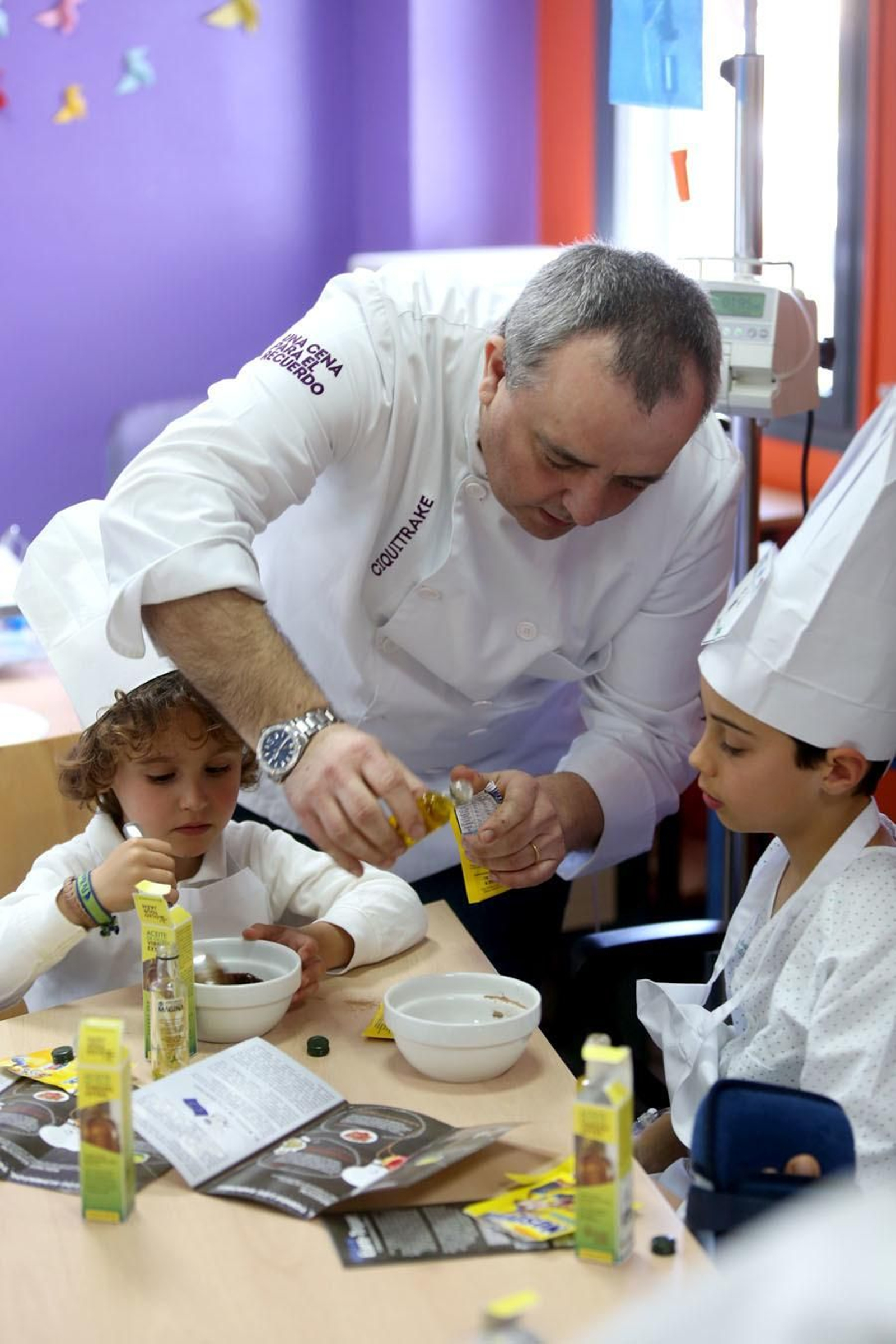 Los chefs infantiles en el hospital