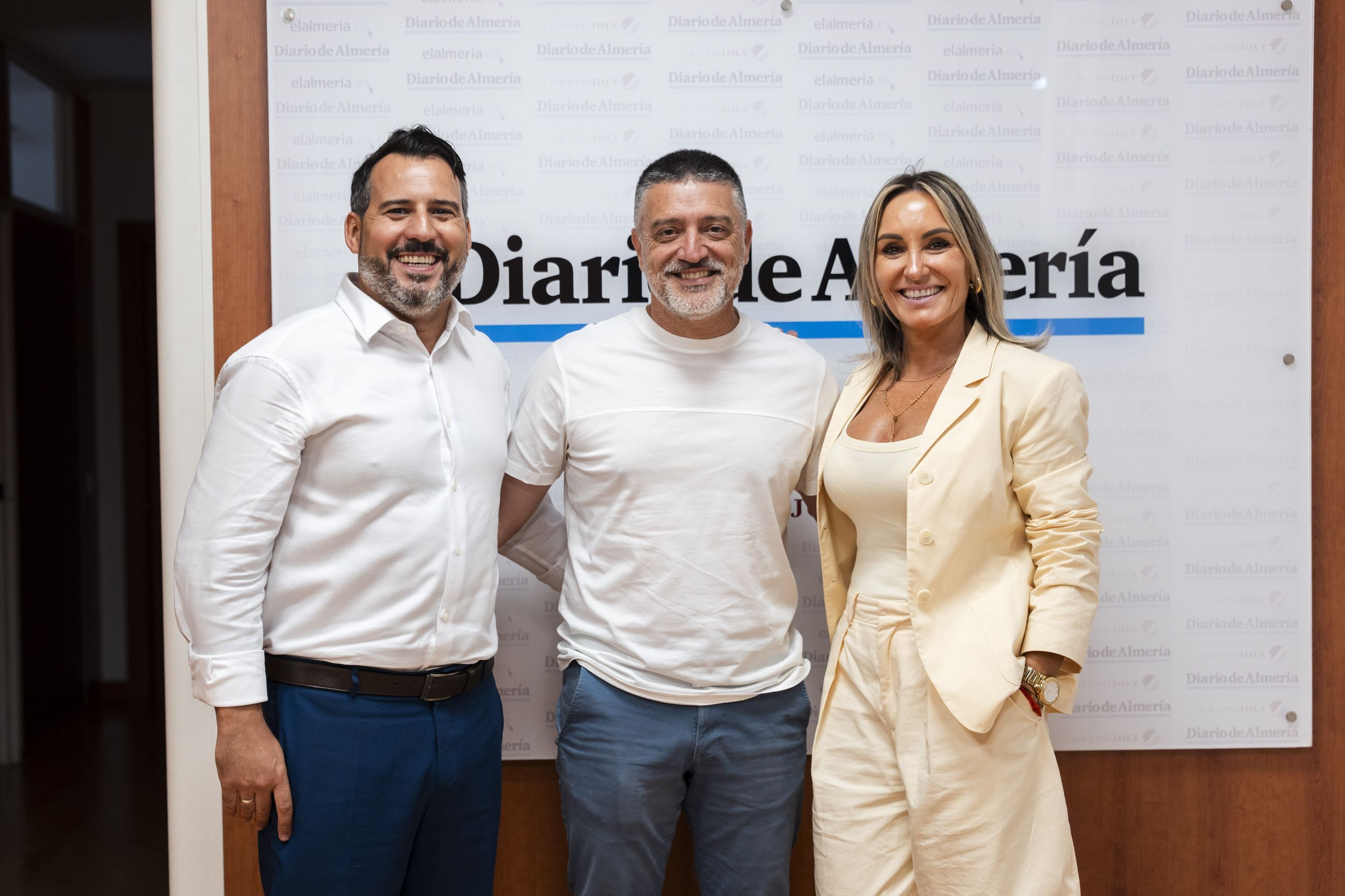 Visita de García Pimienta a Diario de Almería