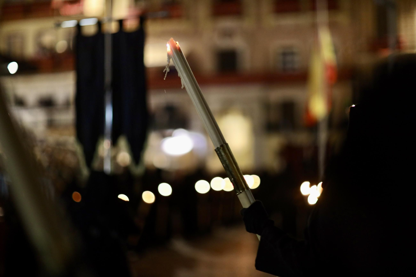 Servitas en el Viernes Santo de Málaga, en imágenes