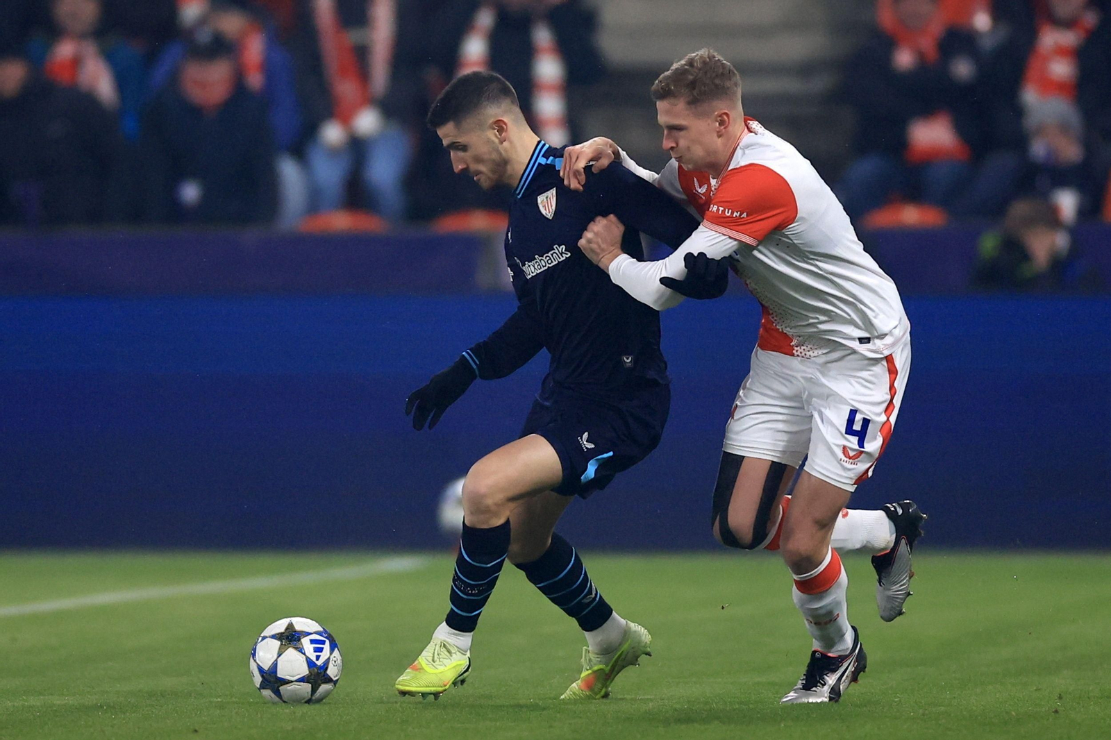 Las imágenes del Slavia Praga-Athletic