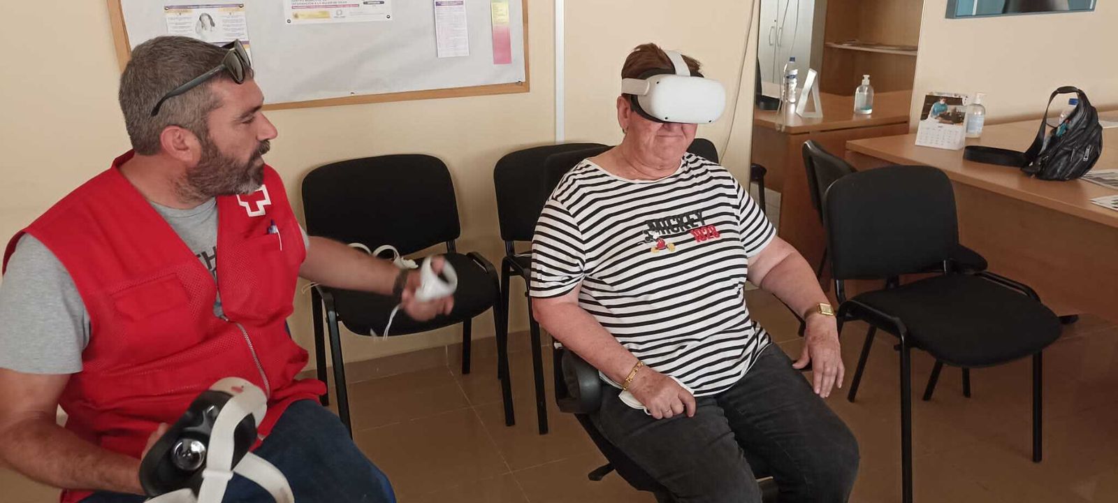 Los mayores han probado la realidad virtual.