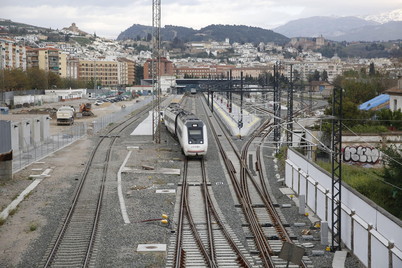 Imagen de archivo de la estación de trenes de Granada