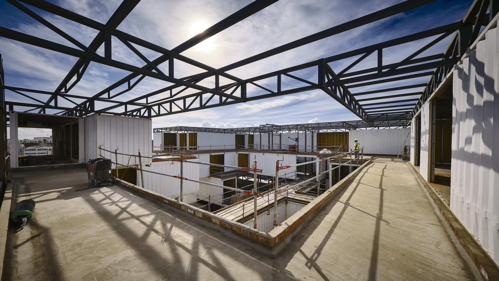 Obras del proyecto Incubazul.