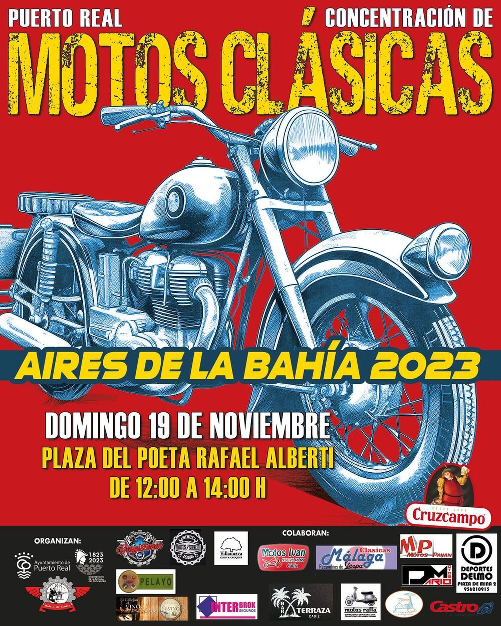 Vuelve a Puerto Real la concentración de motos clásicas