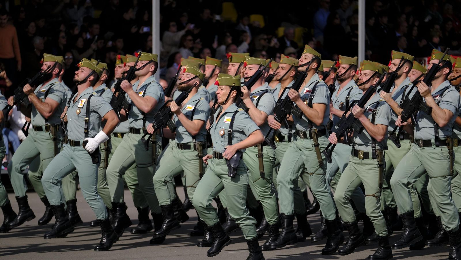 Conmemoración del Combate de Edchera en la Base Álvarez de Sotomayor de La Legión, en imágenes