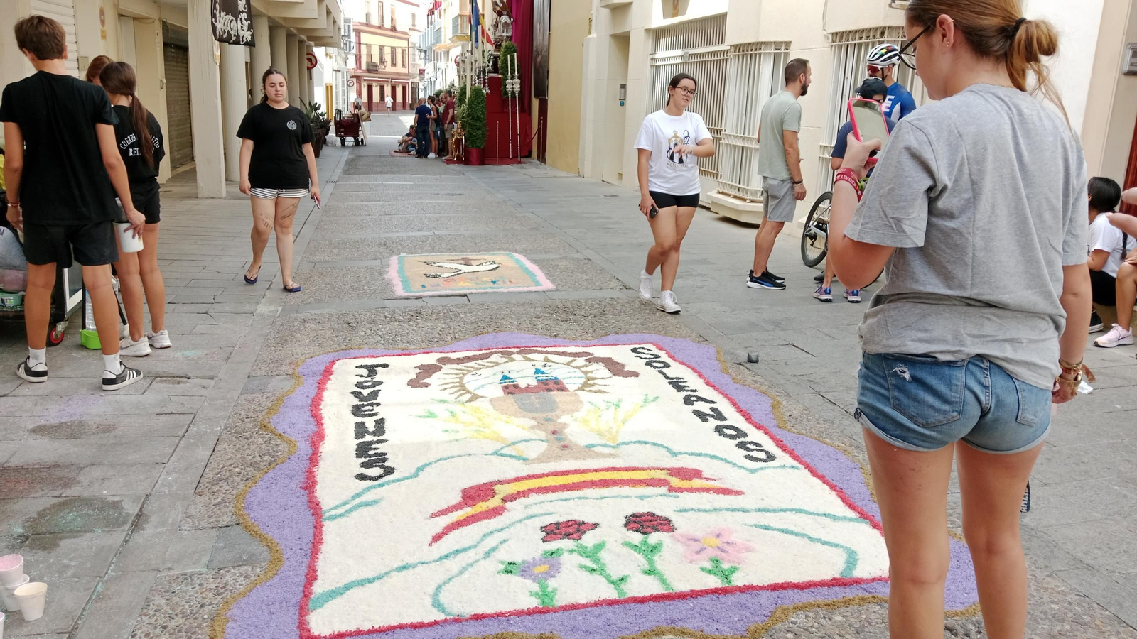 Altares y alfombras del Corpus en San Fernando: Medinaceli, primer premio