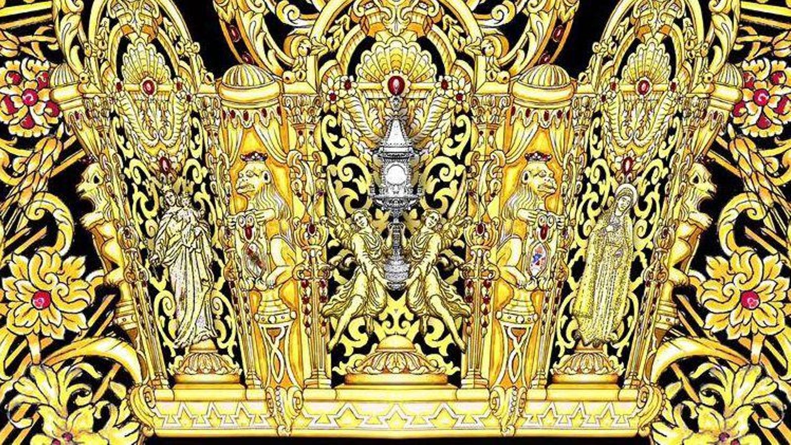 Capillas forntales de la presea de la Coronación Canónica de Nuestra Señora de la Luz de Granada