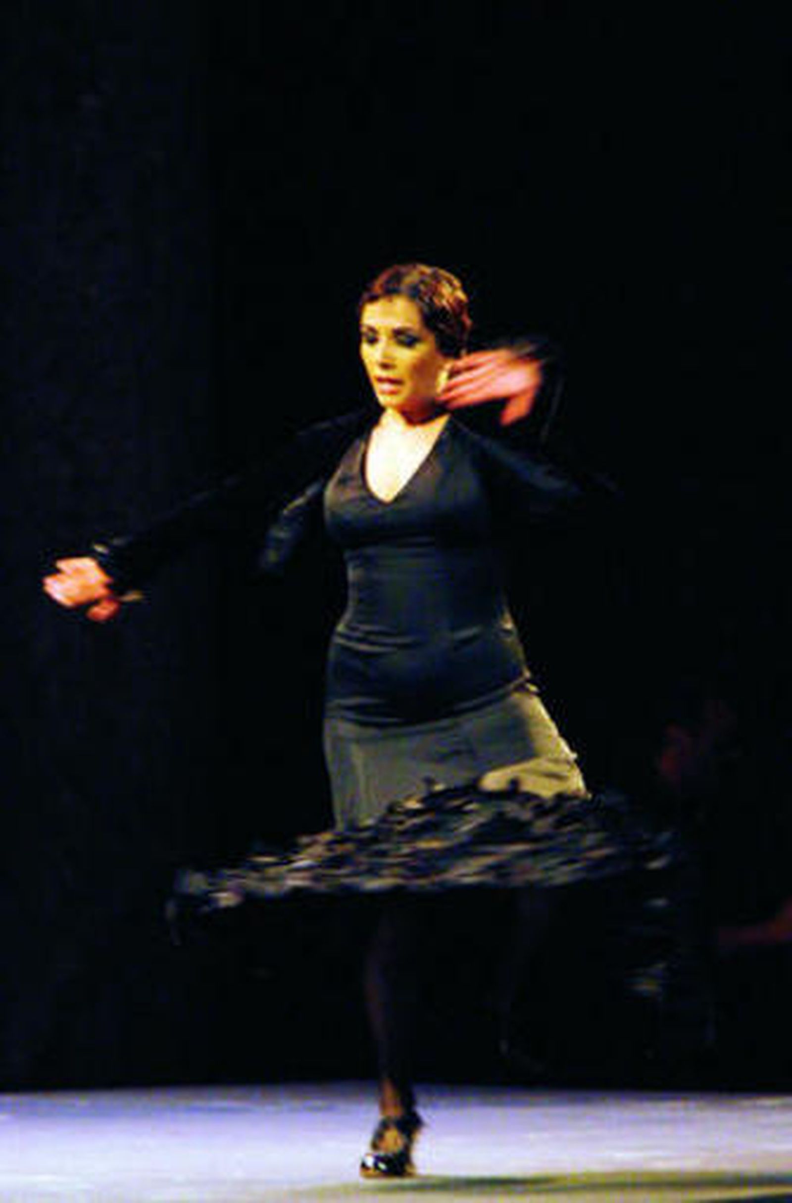 La bailaora Eva La Yerbabuena, durante su actuación.