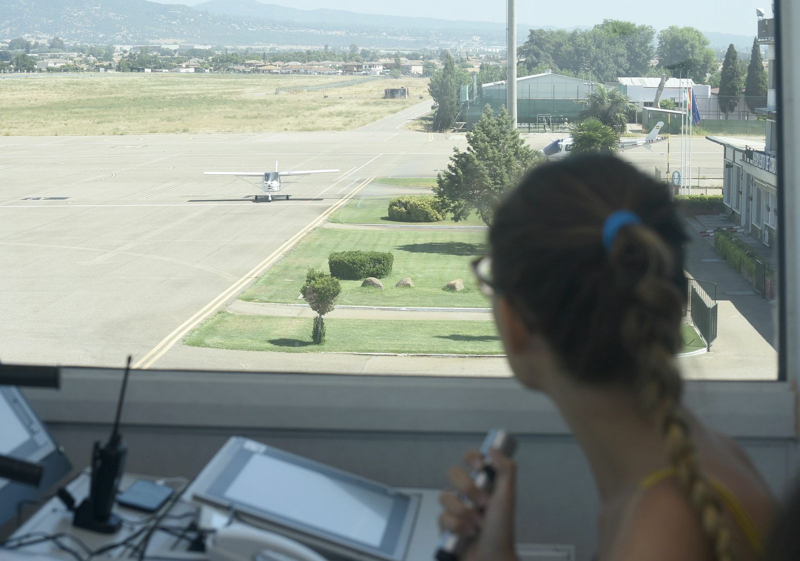 Actividad en el aeropuerto de Córdoba.