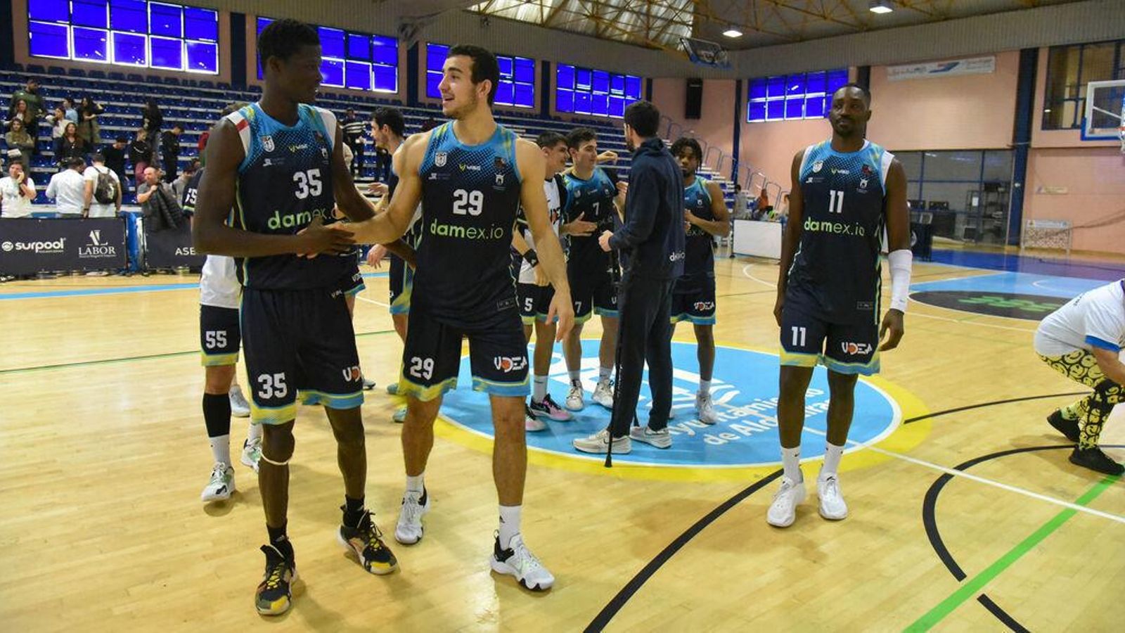 Arsone Mendy (11), tras el último partido de Udea. Arsone Mendy (11), tras el último partido de Udea.