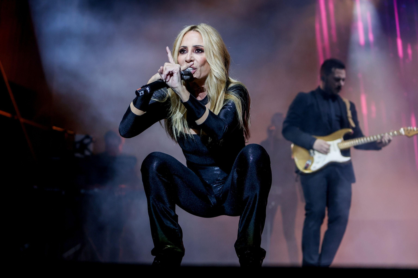 Marta Sánchez en una reciente actuación en Madrid