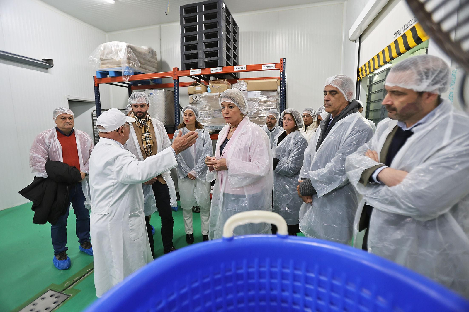 Imágenes de la visita a el Centro Innovador de Productos Agroalimentarios de la Cámara de Comercio de Huelva (Cidpa)