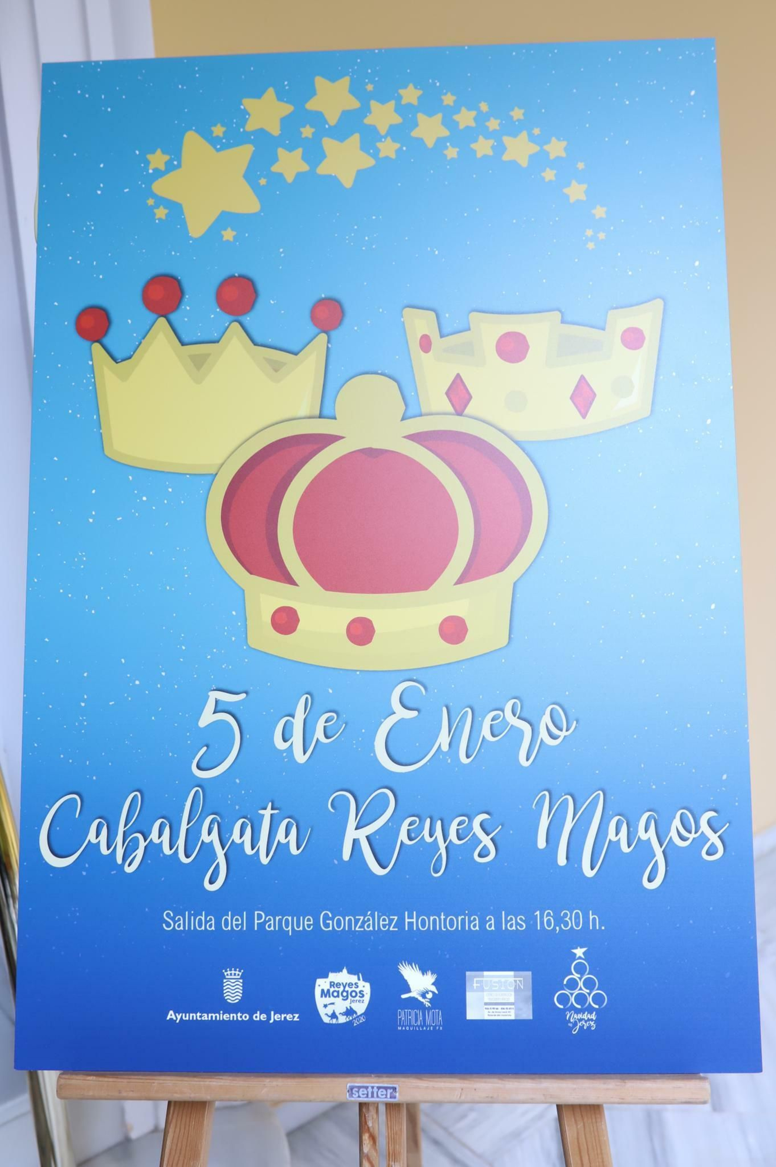 Imagen del cartel anunciador de la Cabalgata de Jerez