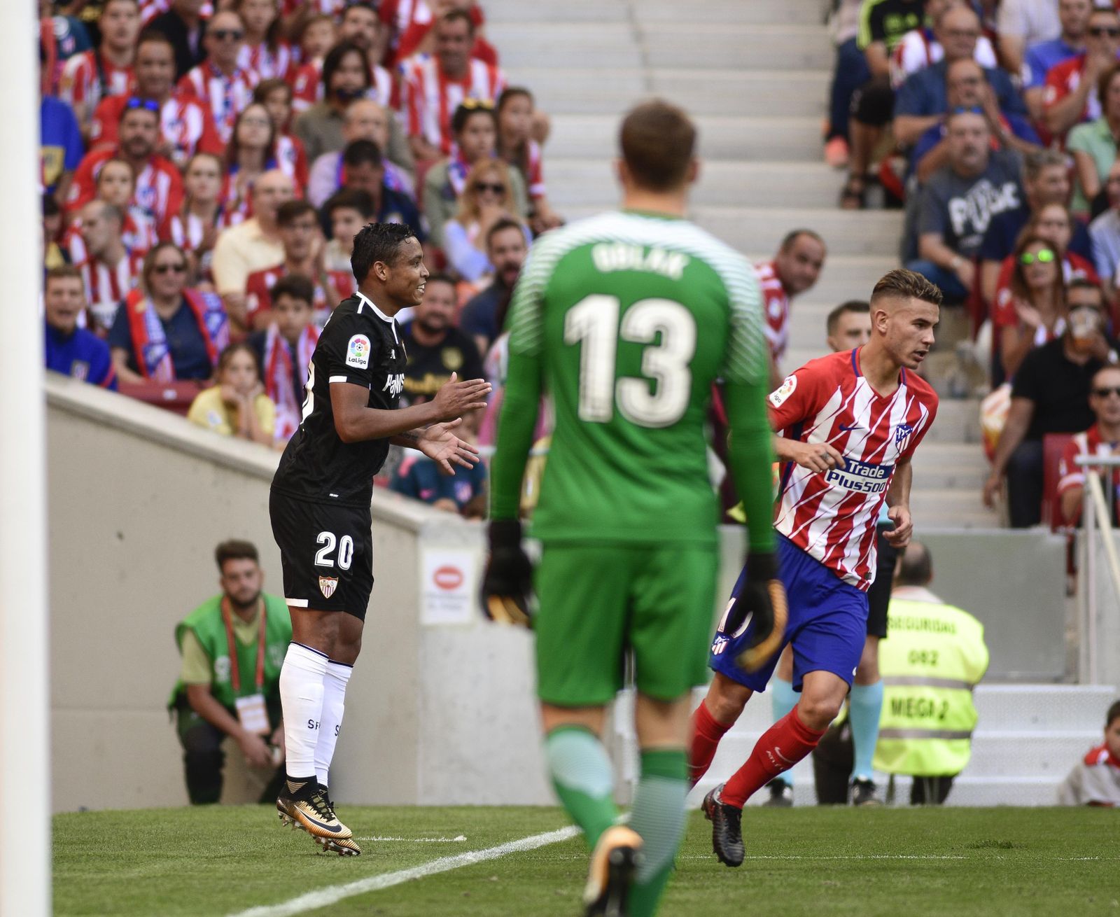 El Atlético de Madrid-Sevilla, en imágenes