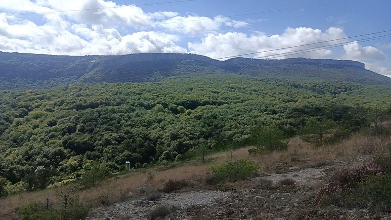 Vistas desde el Alto del Cabrio.