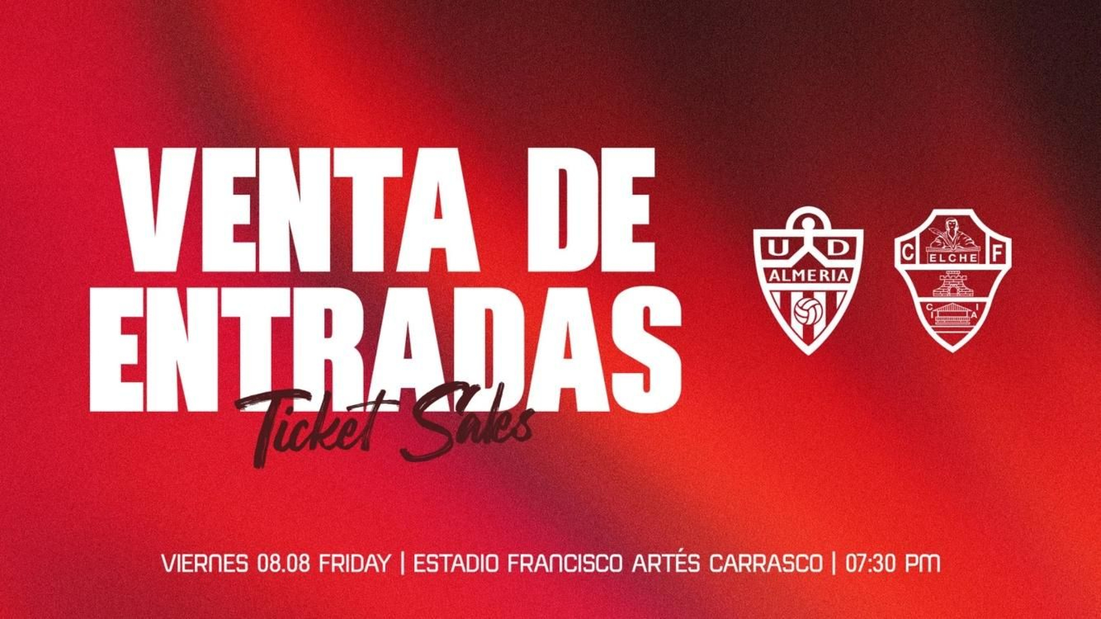 Cartel oficial de la venta de entradas de este encuentro amistoso.