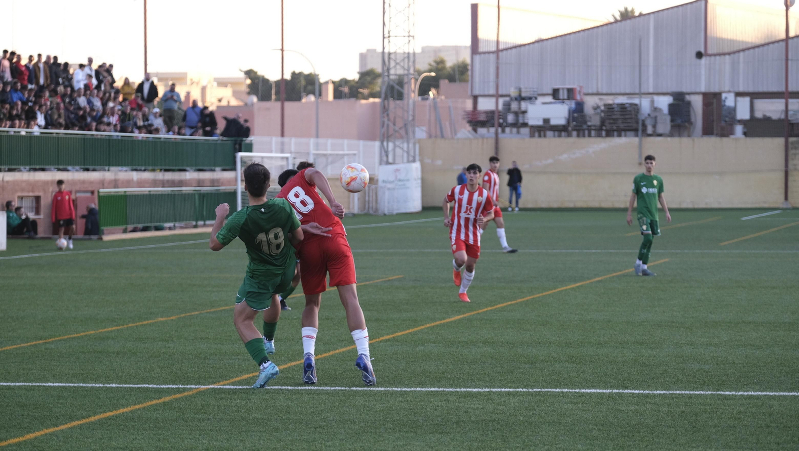 Imágenes del partido U.D. Almería-Elche C.F. de la Copa del Rey Juvenil