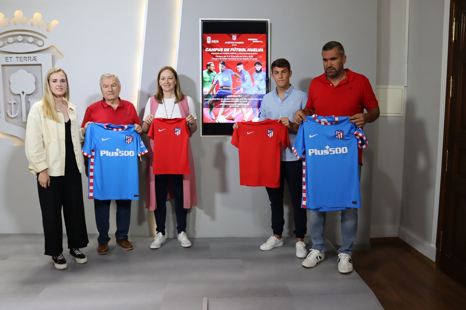 Presentación del campus de fútbol.