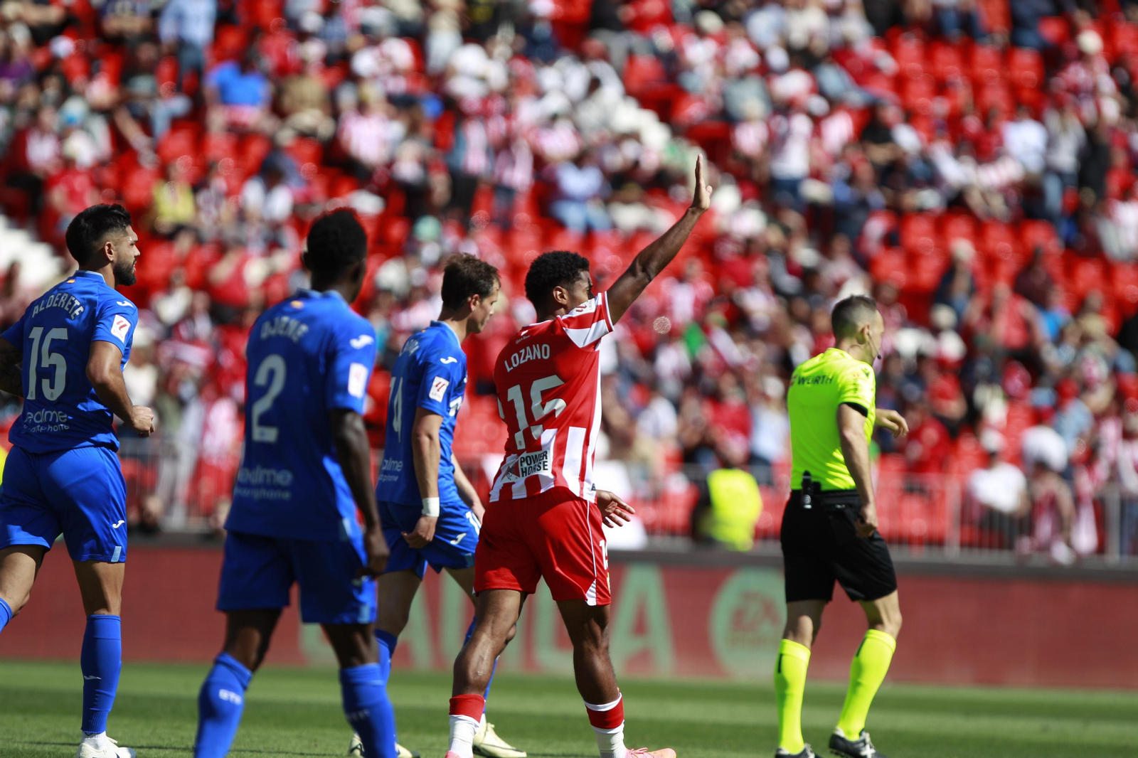 Las imágenes del triste descenso de la UDA ante el Getafe