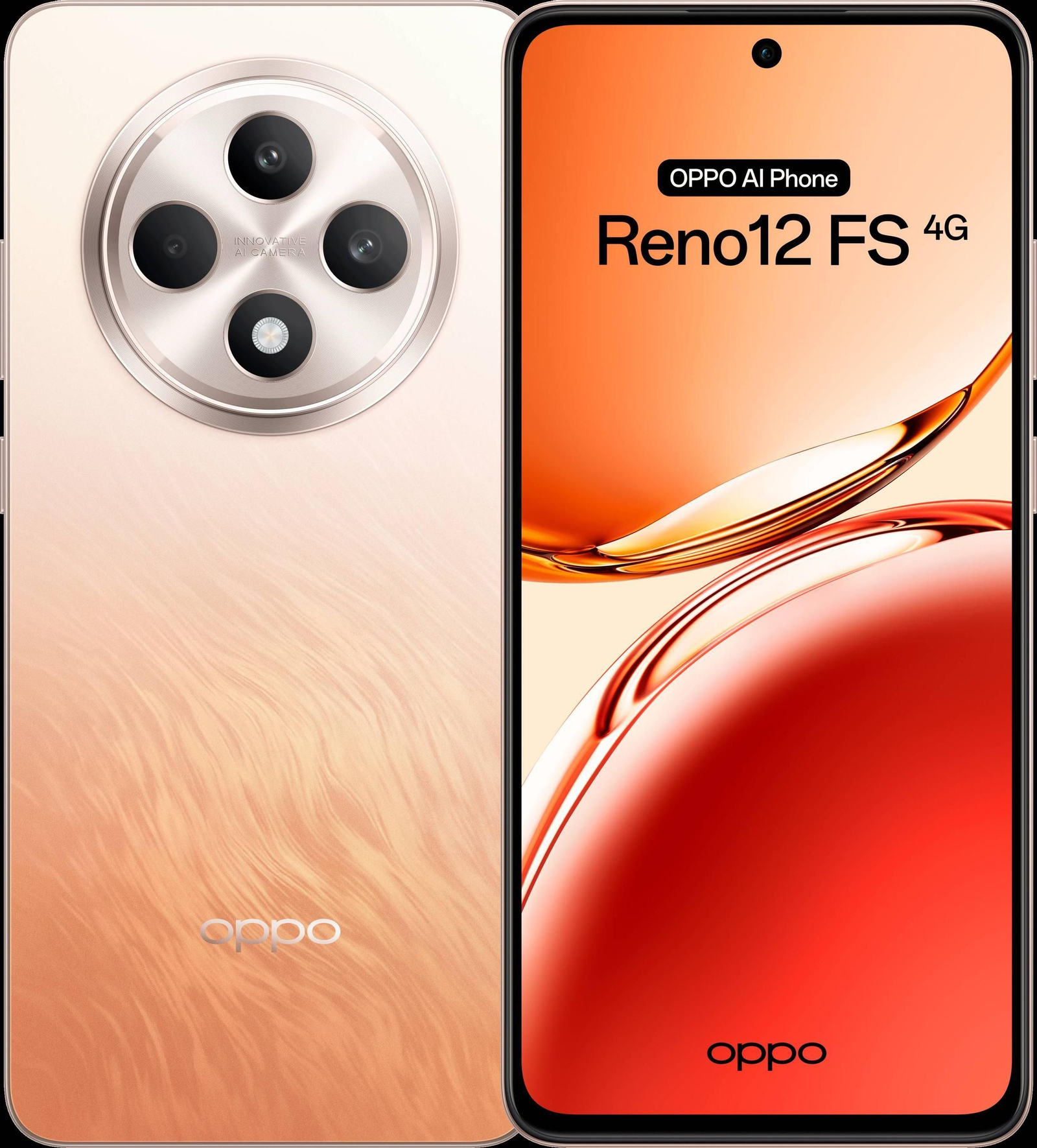 Oppo Reno 12 FS 4G, Amber Orange.
