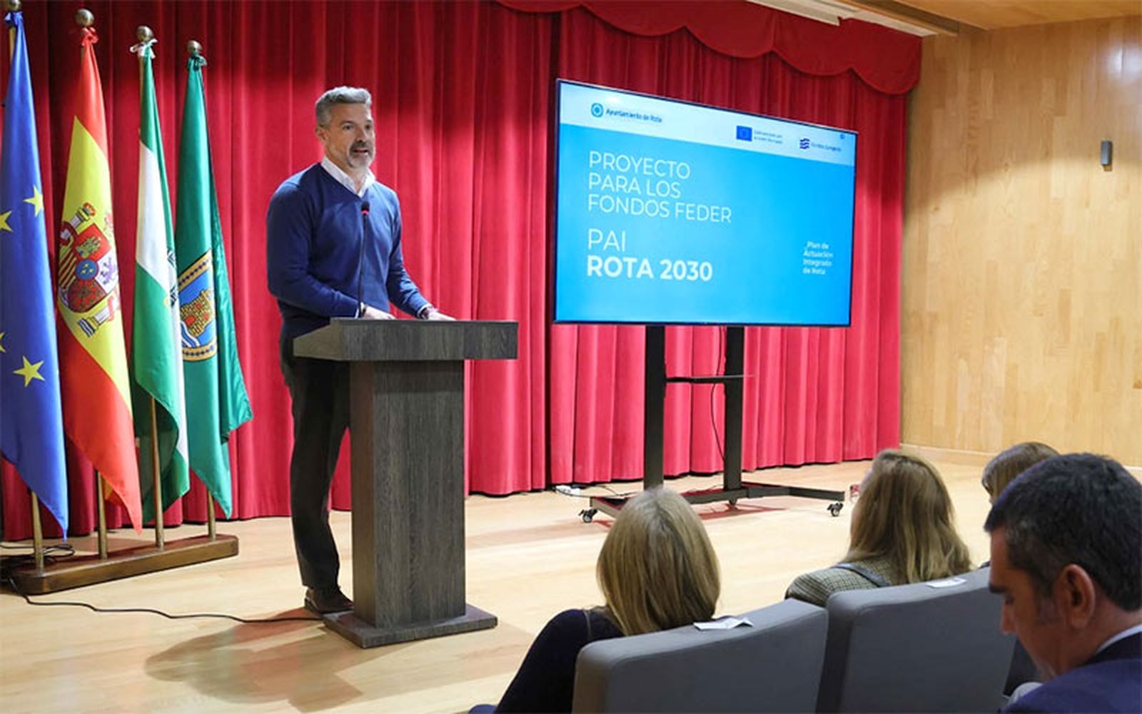 Ruiz Arana presenta en febrero del 2025 el proyecto rechazado para los fondos Feder.