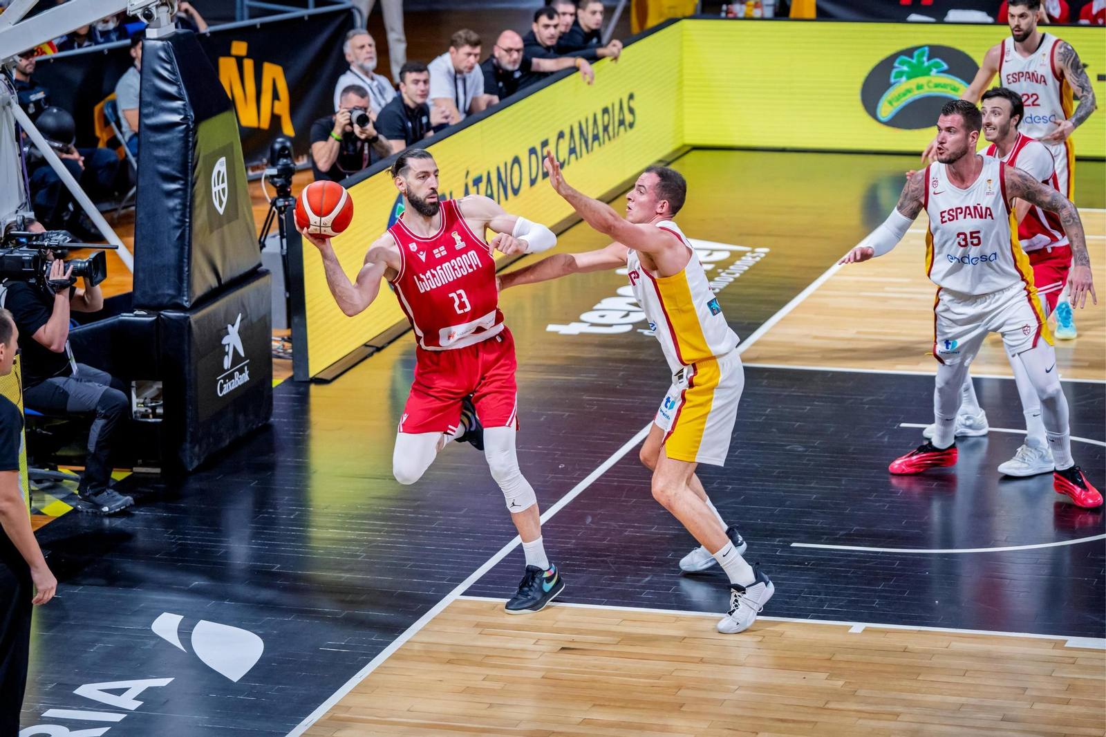 Las fotos del España-Georgia de baloncesto