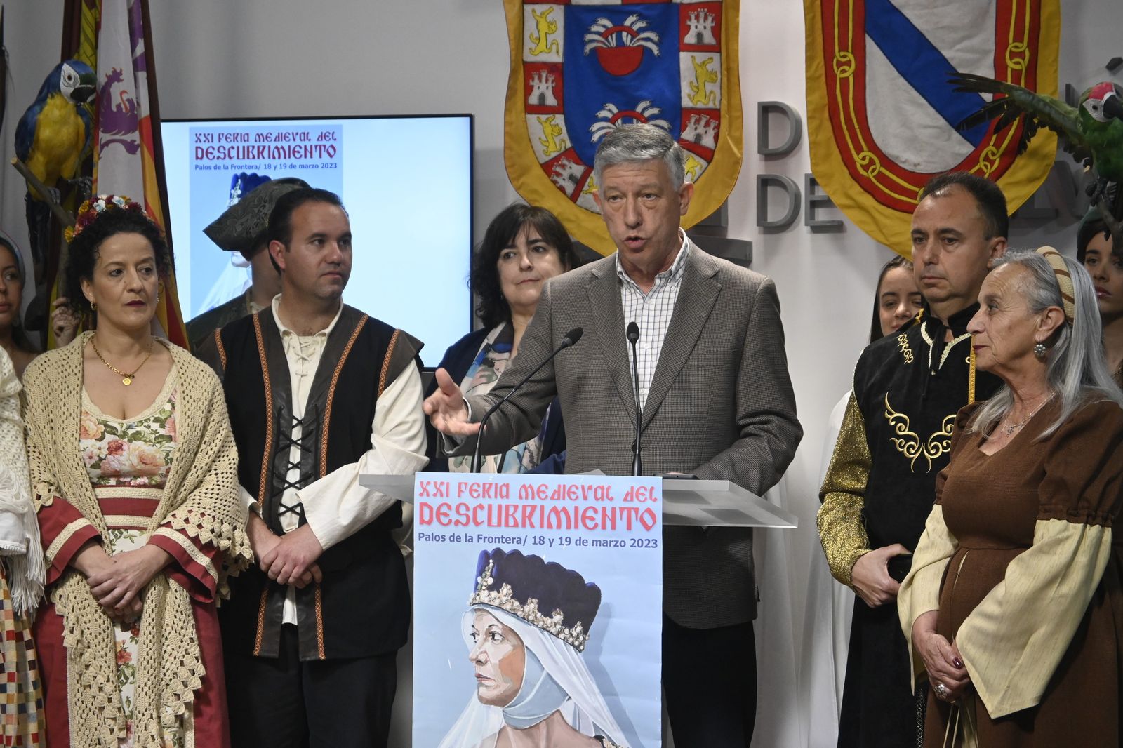 Presentación de la Feria Medieval de Palos en imágenes