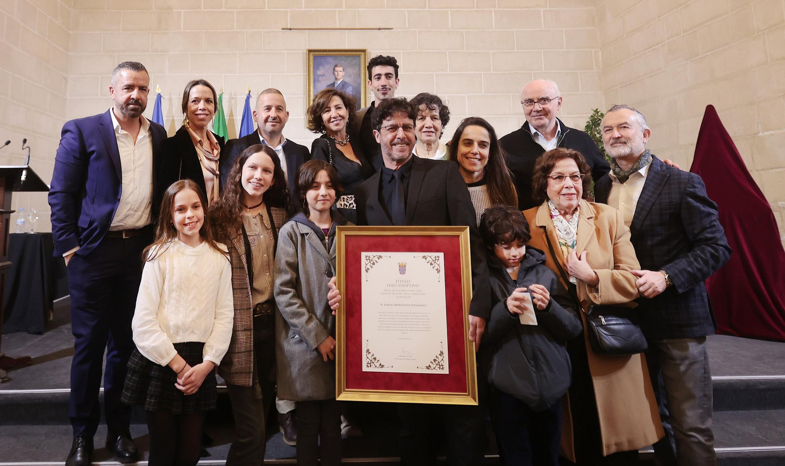 Emilio Morenatti ya es Hijo Adoptivo de Jerez