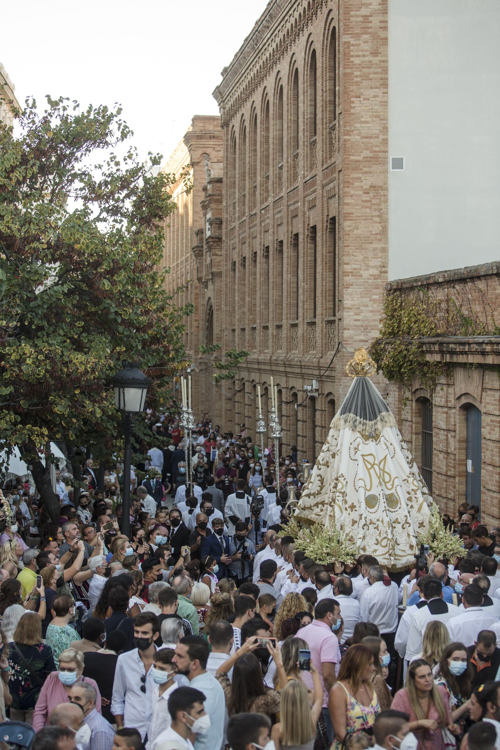 Las imágenes de la procesión de la Virgen del Rosario