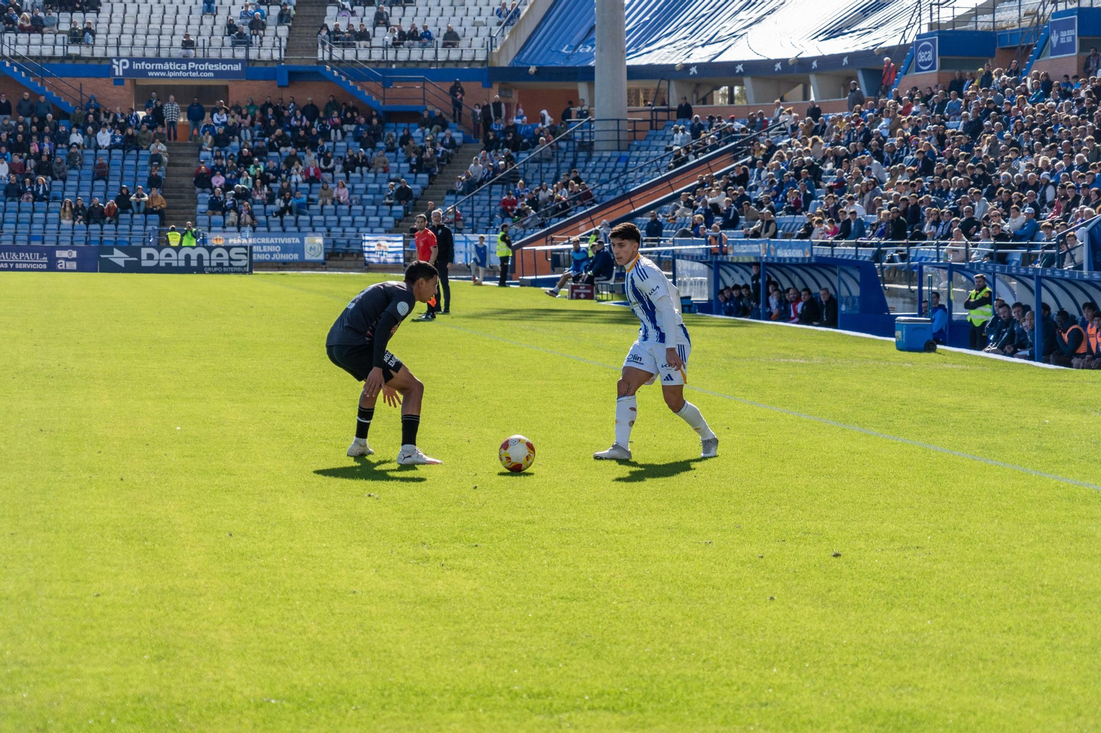 Las mejores imágenes del partido Recreativo de Huelva-Águilas