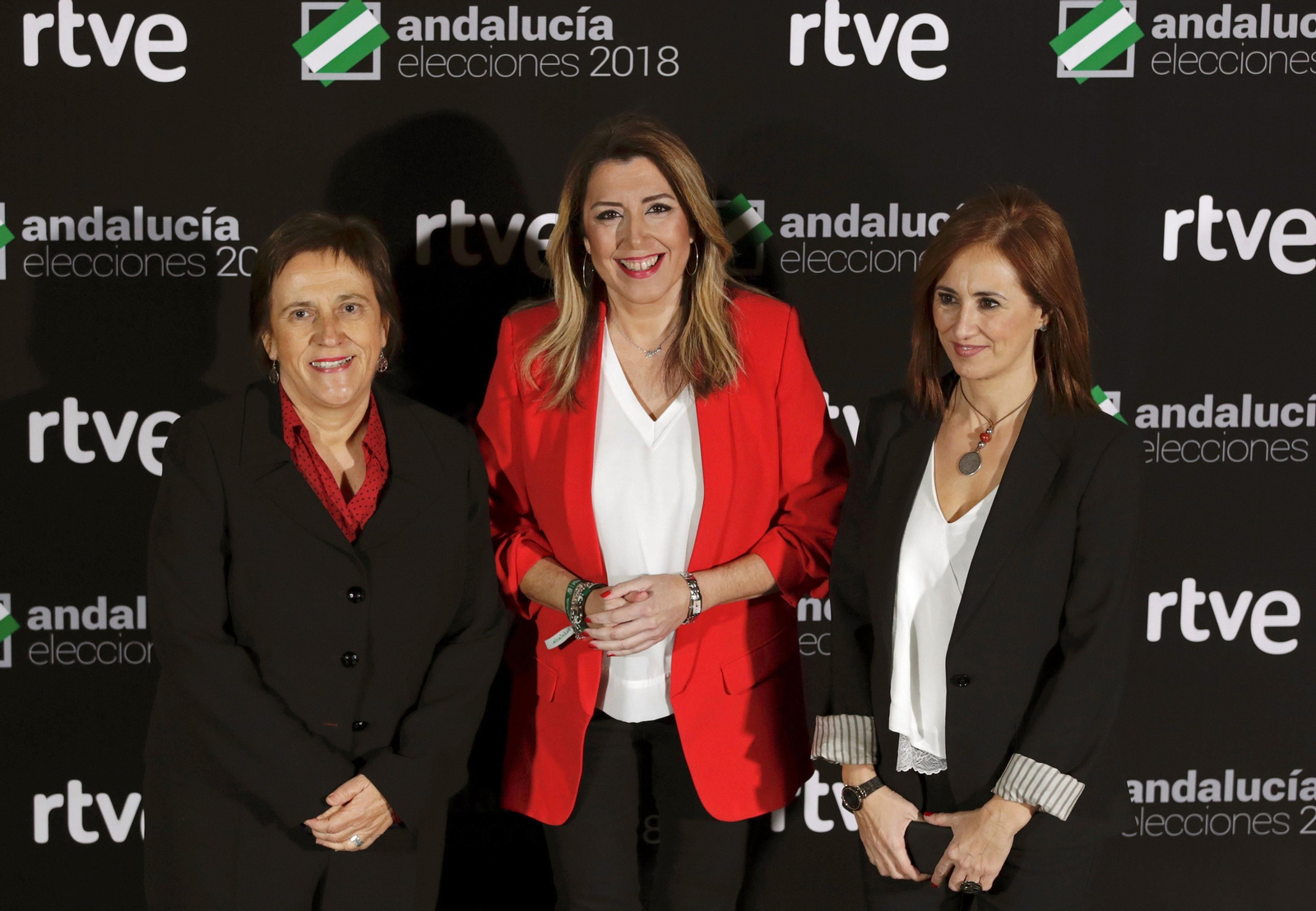 Llegada de Susana Díaz a las instalaciones de RTVE