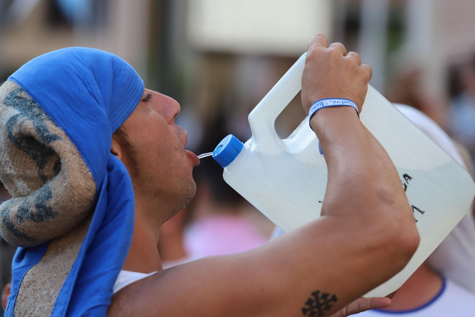 Traslado popular de la Virgen de la Cinta a su Santuario