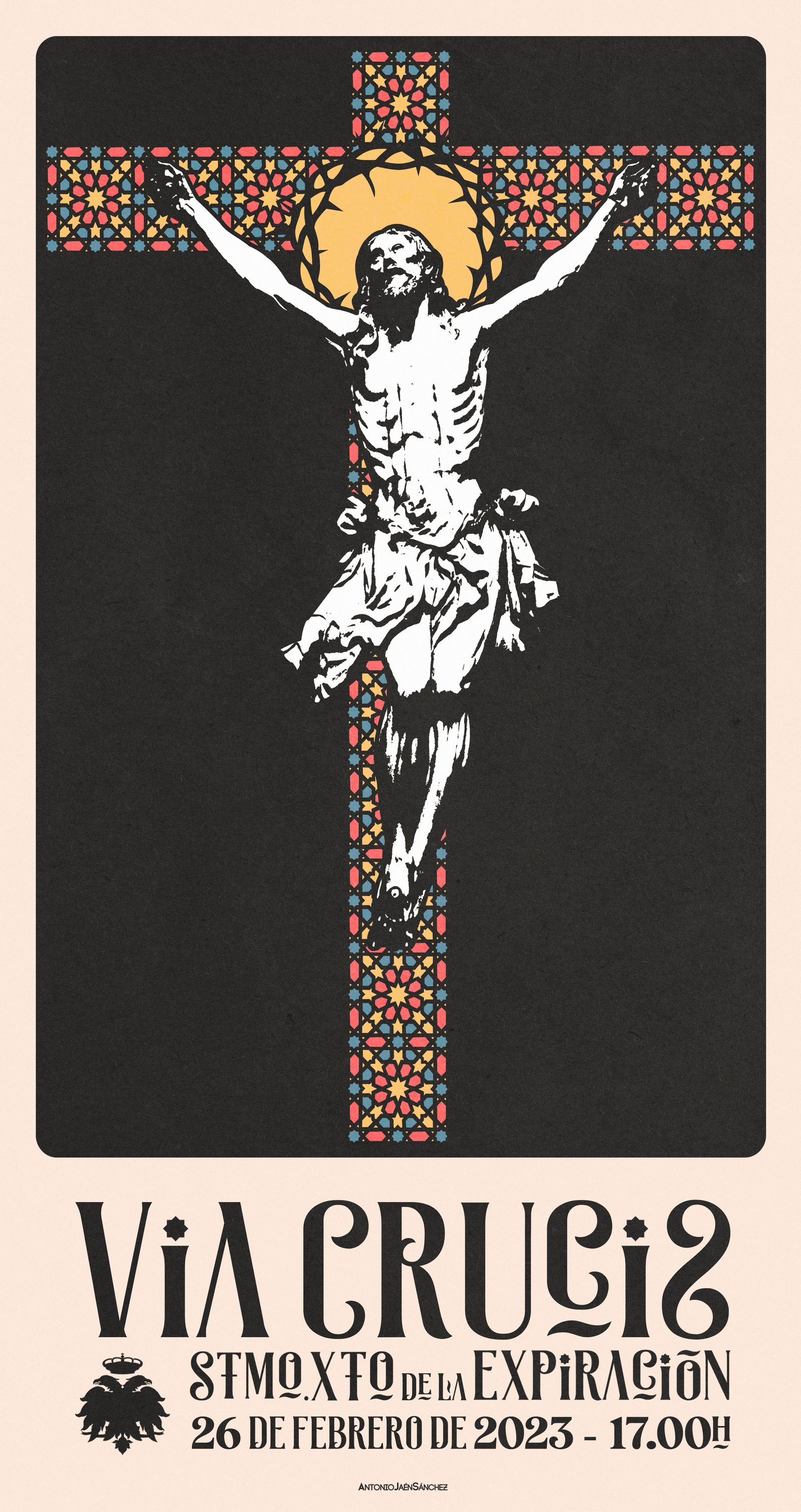 El cartel del Vía Crucis del Cachorro