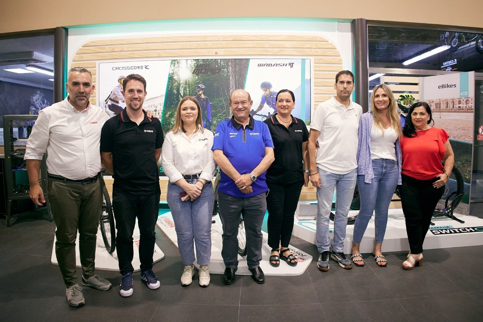 Eduardo Castro Motos vende también bicicletas eléctricas de la marca japonesa Yamaha