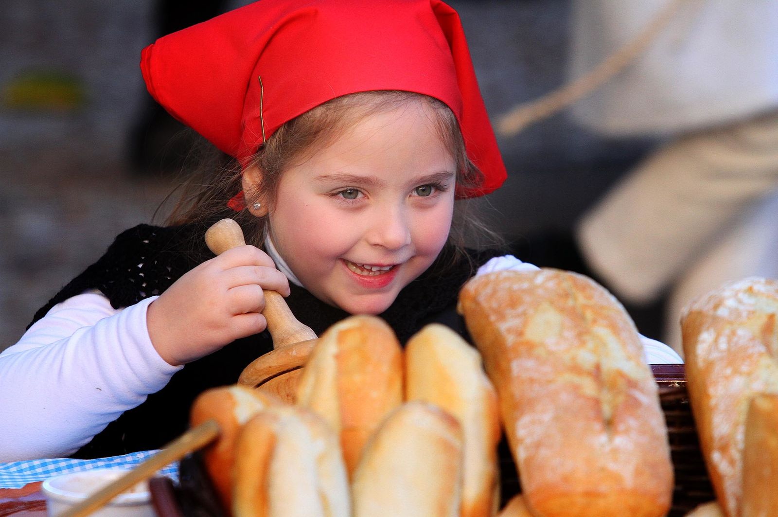 Imágenes del Belén viviente del Colegio María Inmaculada.