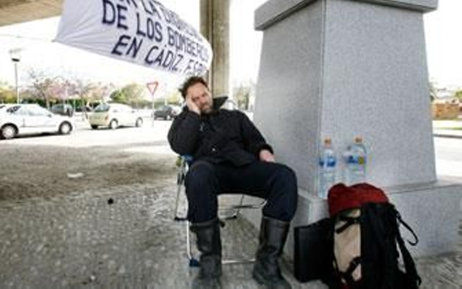 Huelga de hambre del secretario de UGT en el Consorcio de Bomberos